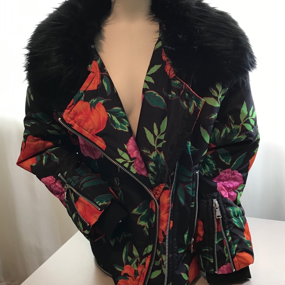 Express Winter Jacket with faux fur collar- XL-NWT